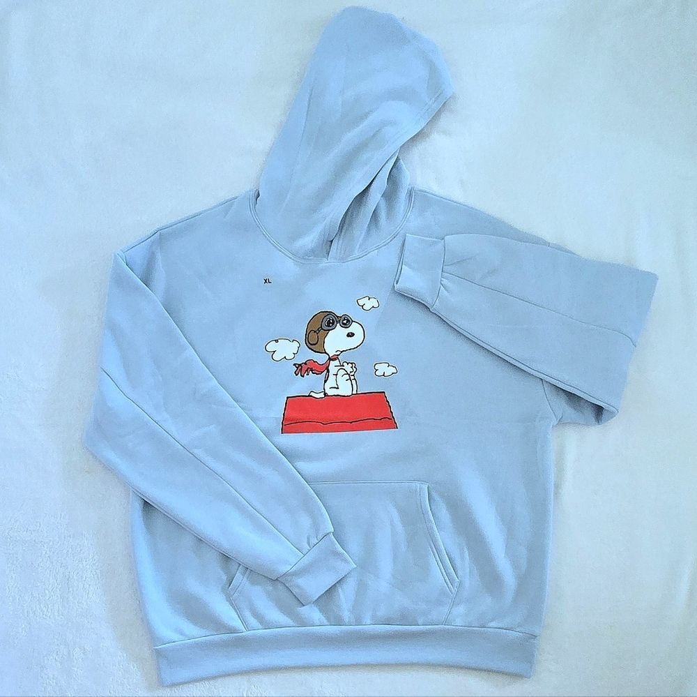 Peanuts🥜  "Snoopy World War I Flying Ace" Hoodie - NWT - Picture 11 of 13